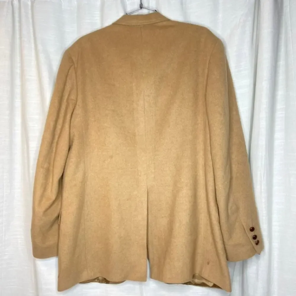 Vintage Men's Barrister Camel Hair Blazer Jacket (L/XL)